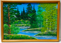 Картина"Летний пейзаж" 53-38см