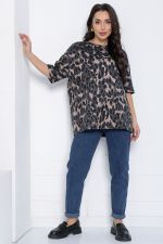 Блуза Стефано (коричневая) Б12596-20 LT Collection