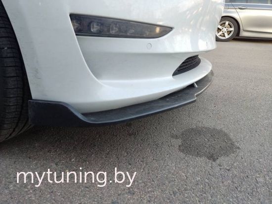 Сплиттер бампера переднего для TESLA Model 3