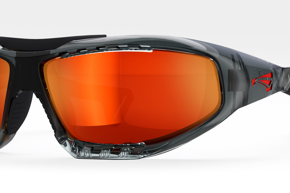 Спортивные очки LiP Surge / Gloss Trans. Grey / Black / PCPL Levanté Series ML Red Smoke