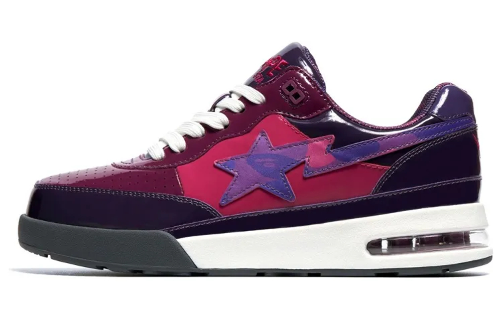 A Bathing Ape A Bathing Ape Bathing Ape A Bathing Ape Road Sta Patent Leather Purple 2022