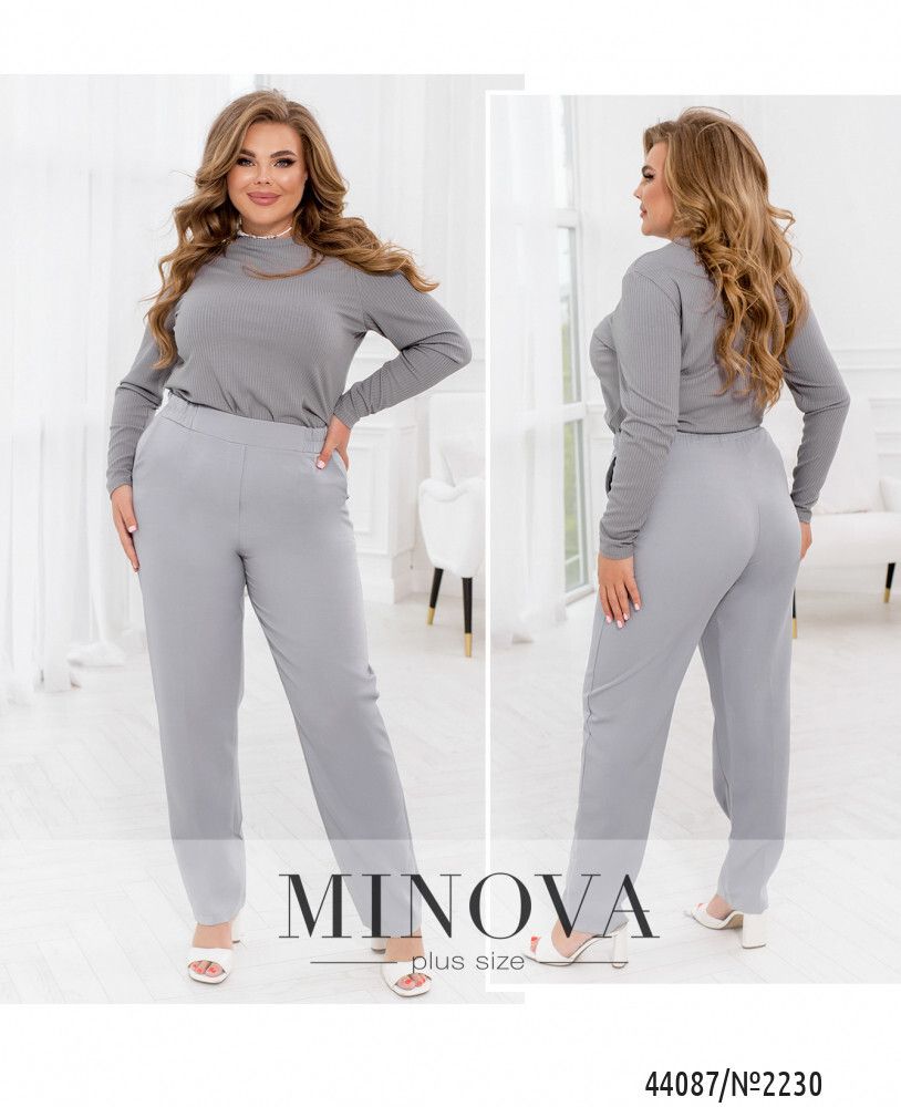 Брюки 2230-серый Minova