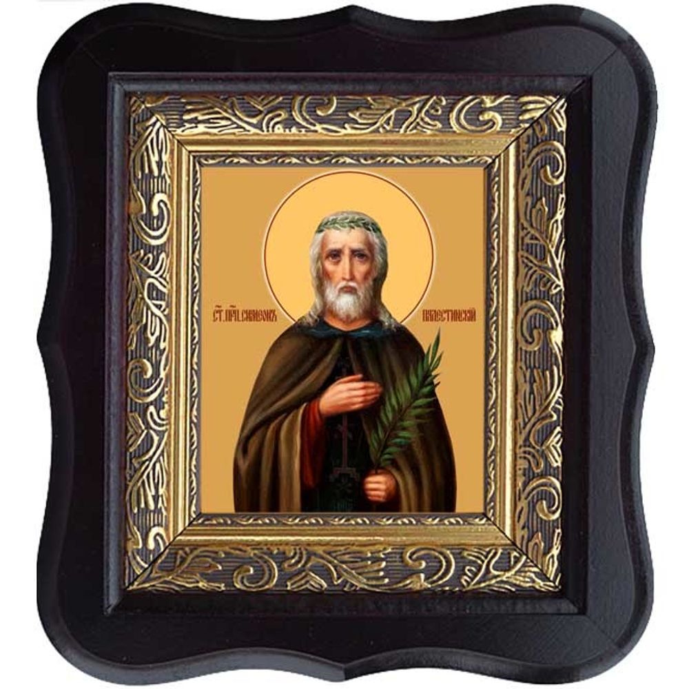 Симеон Палестинский, Емесский Христа ради юродивый. Икона на холсте.