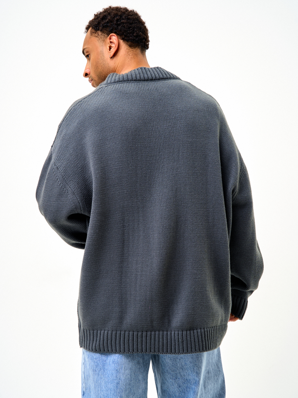 Кардиган UNISEX вязаный оверсайз на пуговицах