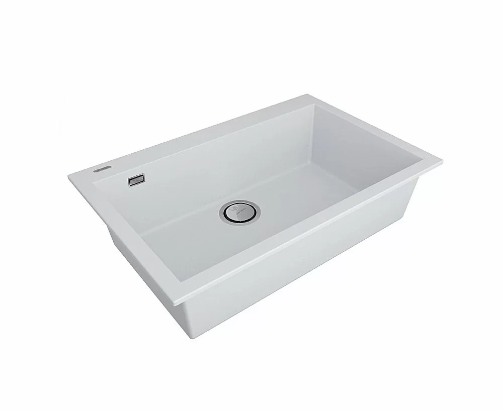 Кухонная мойка Paulmark Decoration 76 PM937650-WH белая матовая