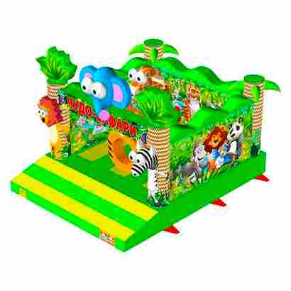 Коммерческий надувной батут «Чудо-сафари 2» 3,5*3,5*2,6 м