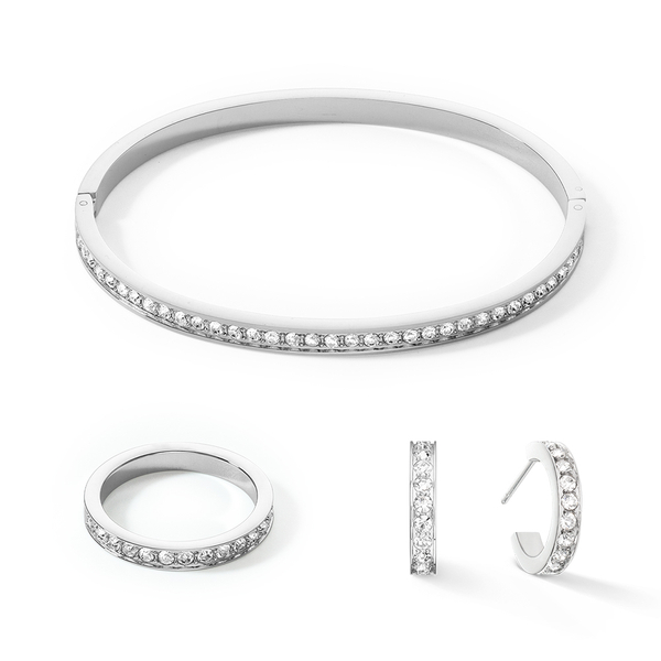 Кольцо Coeur de Lion Crystal-Silver 0127/40-1817 58 размер 18,5