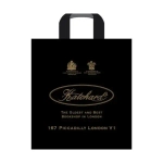 Пакет ПЭ с петлевой ручкой 30+3смХатчард (Черный) Артпласт (х50 (комплект 50 шт)