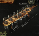 Деревянная шотница для подачи. Цельный кедр