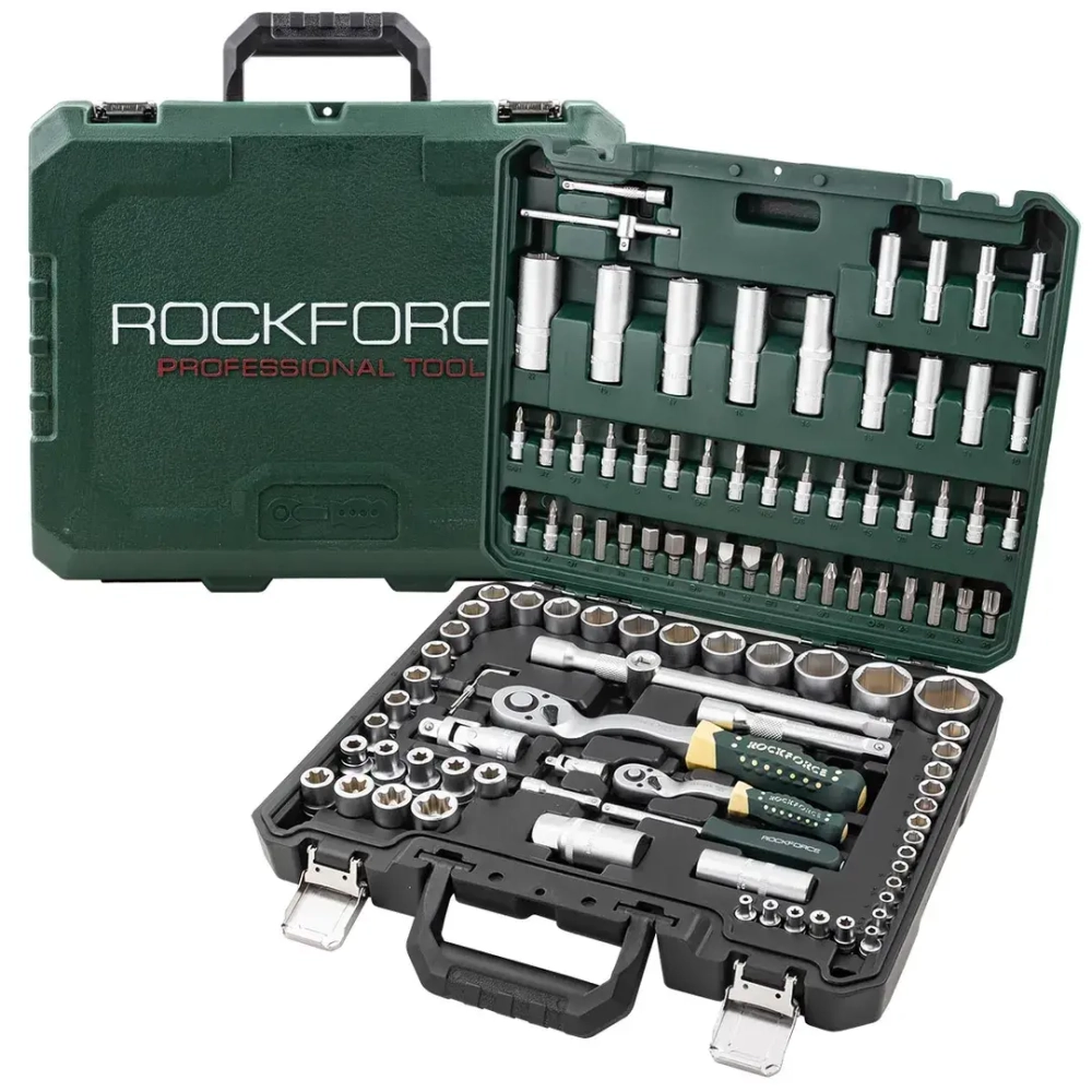 Набор инструментов 108пр. 1/4'', 1/2''(6гр.) RockFORCE RF-41082-5W