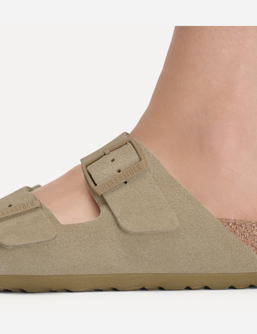 Birkenstock Arizona Suede "Faded Khaki"