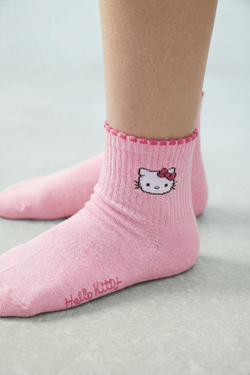 ZARA НАБОР ИЗ ТРЕХ ПАР НОСКОВ HELLO KITTY AND FRIENDS © SANRIO, РАЗНОЦВЕТНЫЙ
