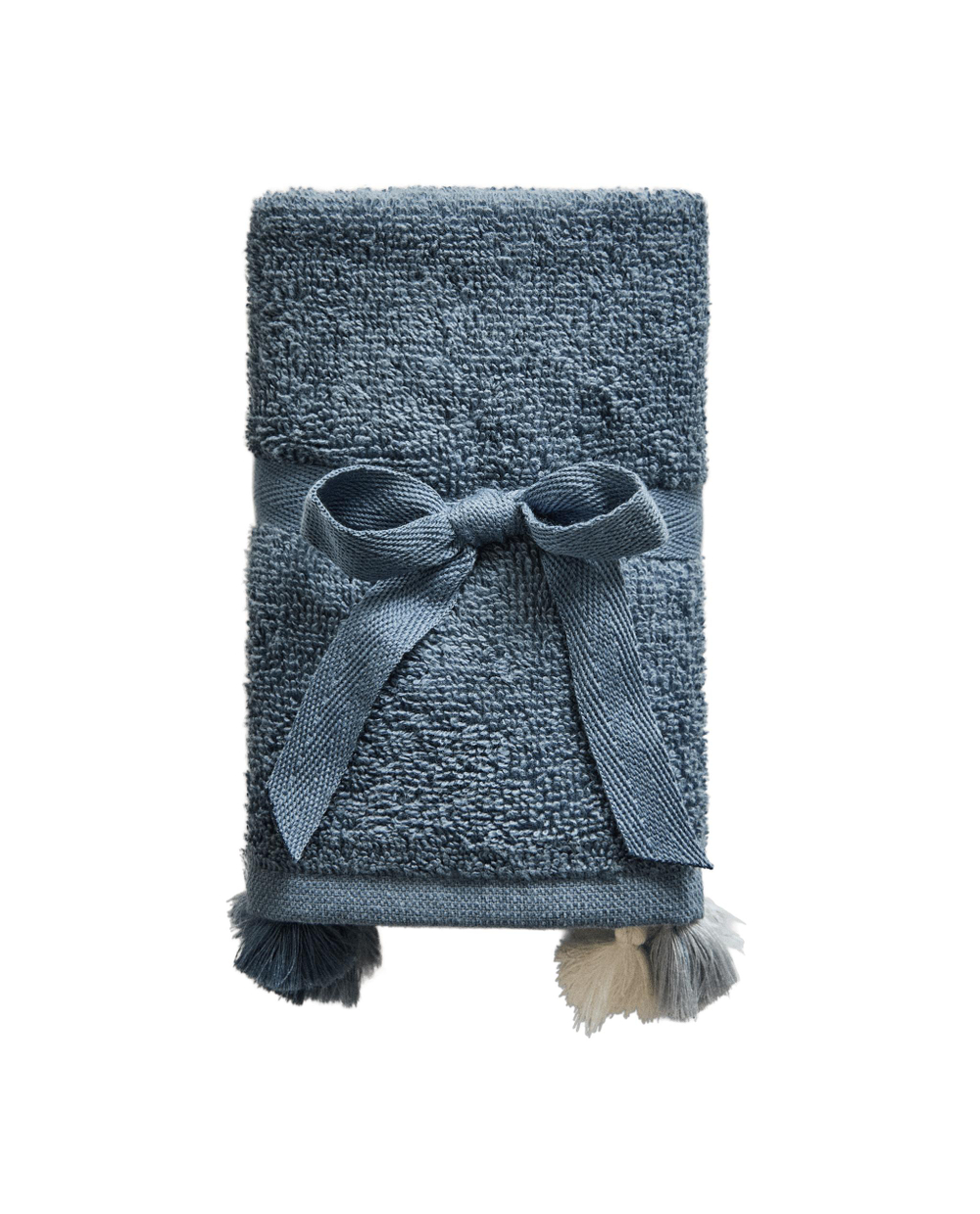 Zara Home Полотенце для лица и рук из хлопка, голубой, 30x30 см (3 шт.)
