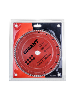 Диск алмазный Турбо (230x2x22.2 мм) Gigant G-1000