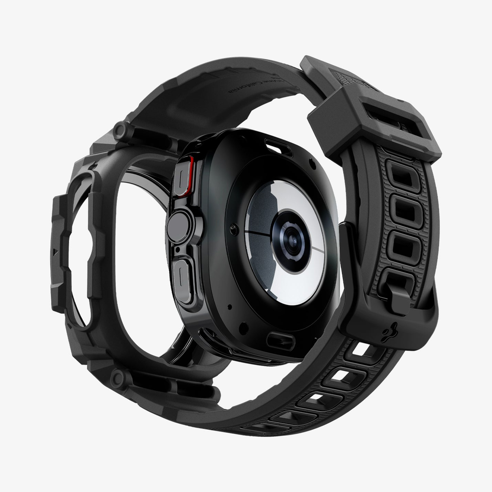 Ремешок+чехол Spigen RUGGED ARMOR ”PRO” SAMSUNG GALAXY WATCH ULTRA (47 MM) MATTE BLACK