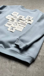 Свитшот oversize с записками