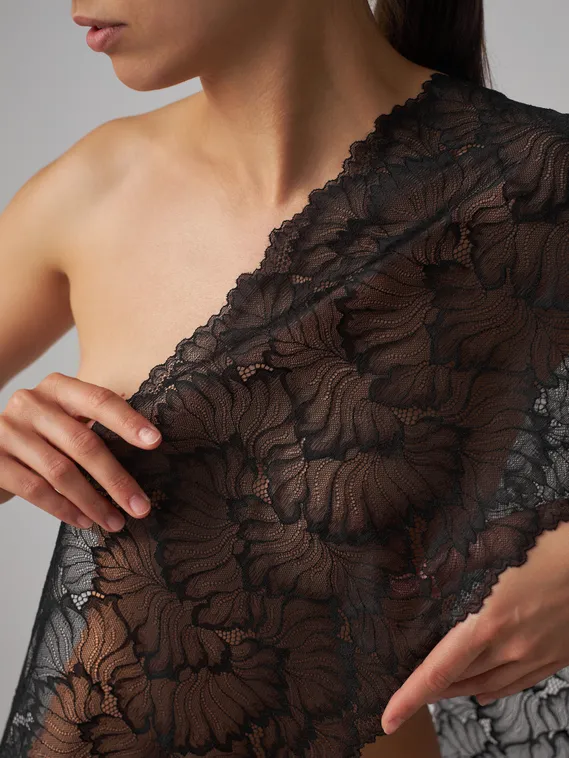 03-248 Кружево эластичное 23 см, черный