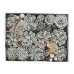 GAEM Изделие декоративное "Новогодняя композиция", L20 W15 H9 см