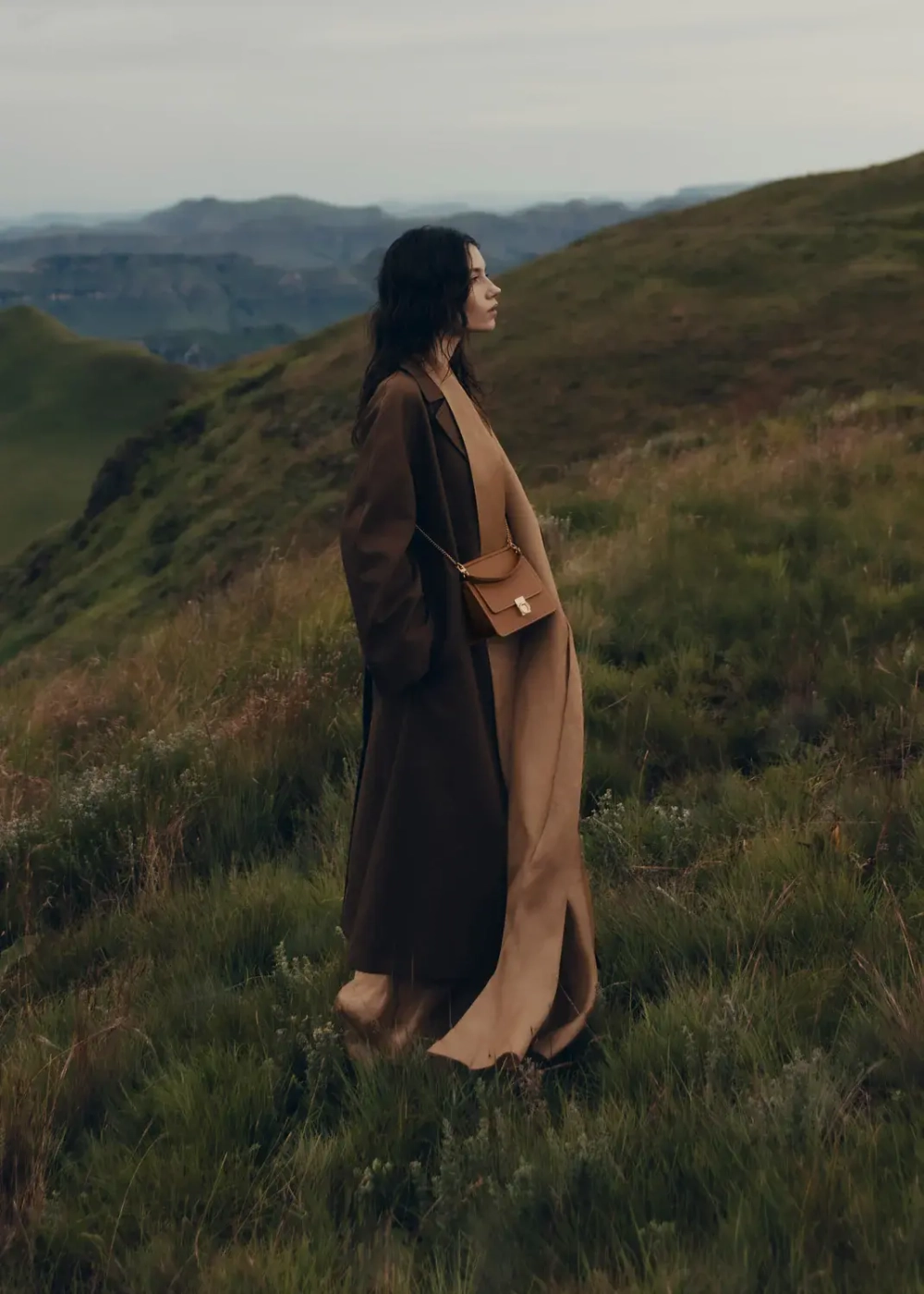 POLENE СУМКА NUMERO SEPT MINI, ЦВЕТ ВЕРБЛЮЖЬЕЙ ШЕРСТИ