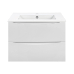 Тумба под раковину Vincea Mia 600 подвесная, 2 выкатных ящика soft close, G.White