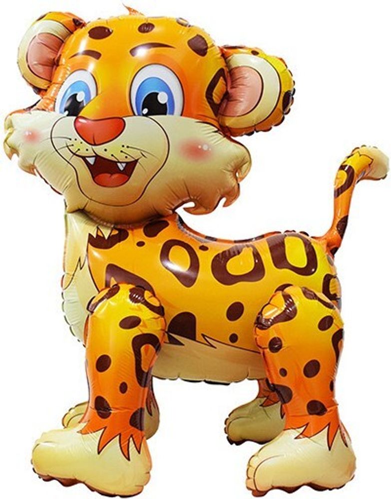 Шар 3D (24&#39;&#39;/61 см) Фигура, Леопард, 1 шт. в уп.