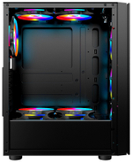 Корпус 1STPLAYER B7-BK-4M3C4 черный