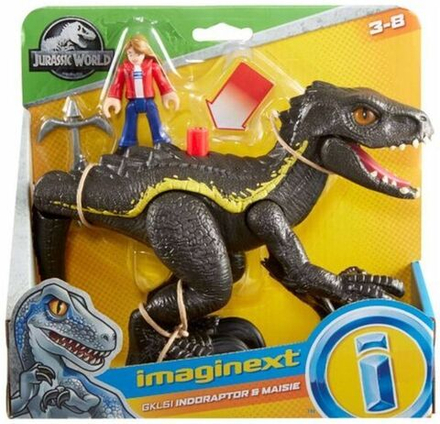 Набор для игр Mattel Imaginext Парк Юрского периода - Фигурка динозавра Индораптор GKL51