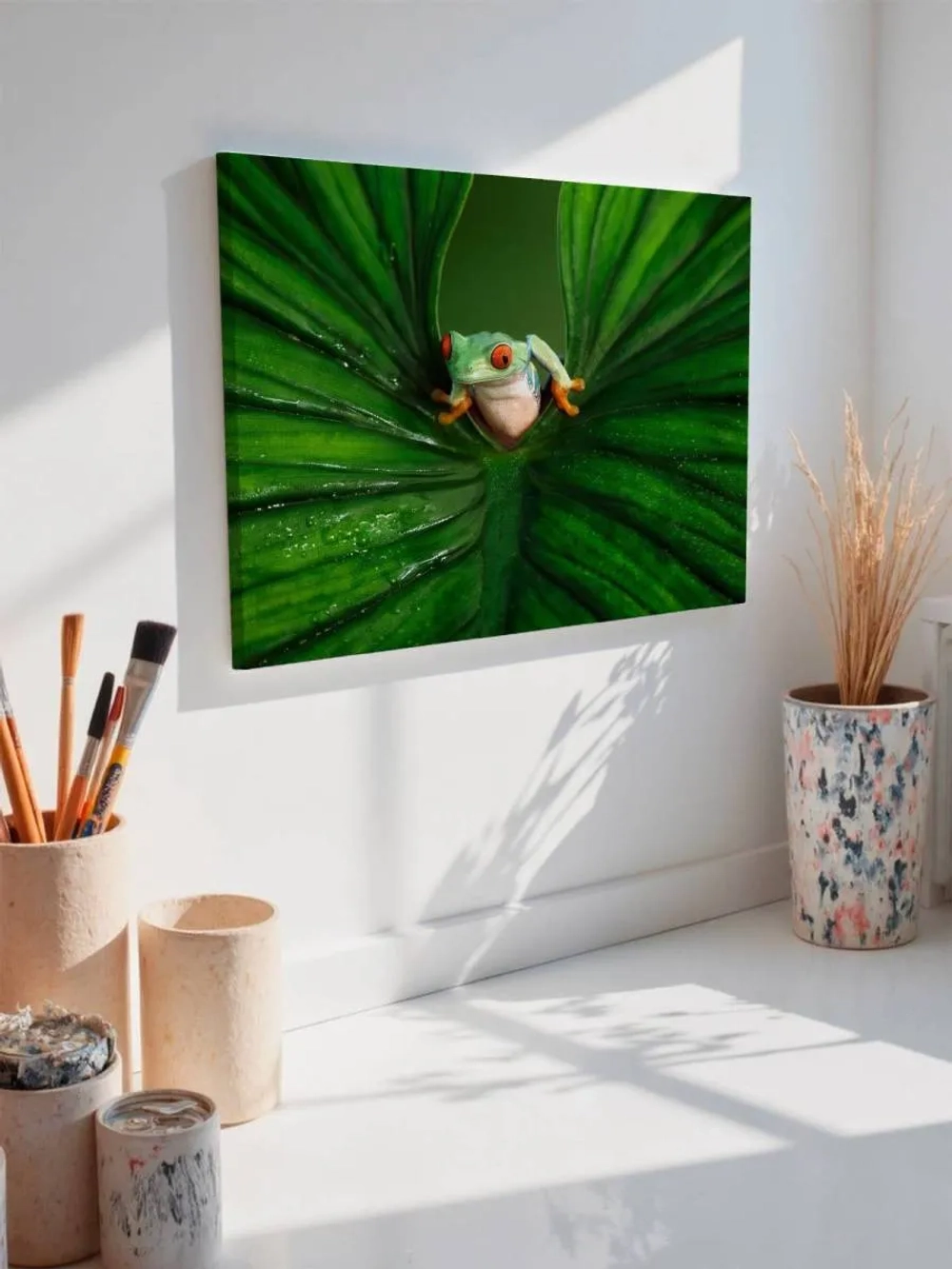 Картина на стену 40 X 50 Лягушка