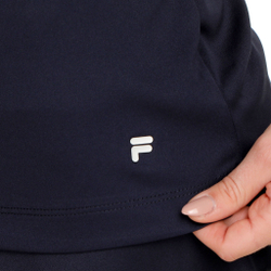 Женская теннисная майка Fila Elisa Tank Top Women - Dark Blue, Yellow