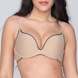 Женский бюстгальтер пуш ап телесный LUNA SPLENDIDA Miracle One 1809
