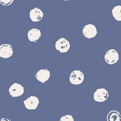 горошек на серо-голоубом