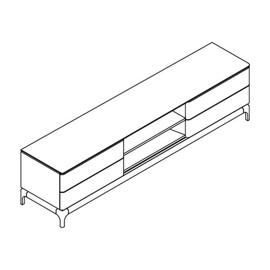 Тумба под TV CALPE, MOD INTERIORS