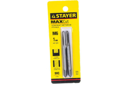 Комплект метчиков MASTER сталь 9ХС М6х1 0 2 шт. Stayer 28025-06-1.0-H2