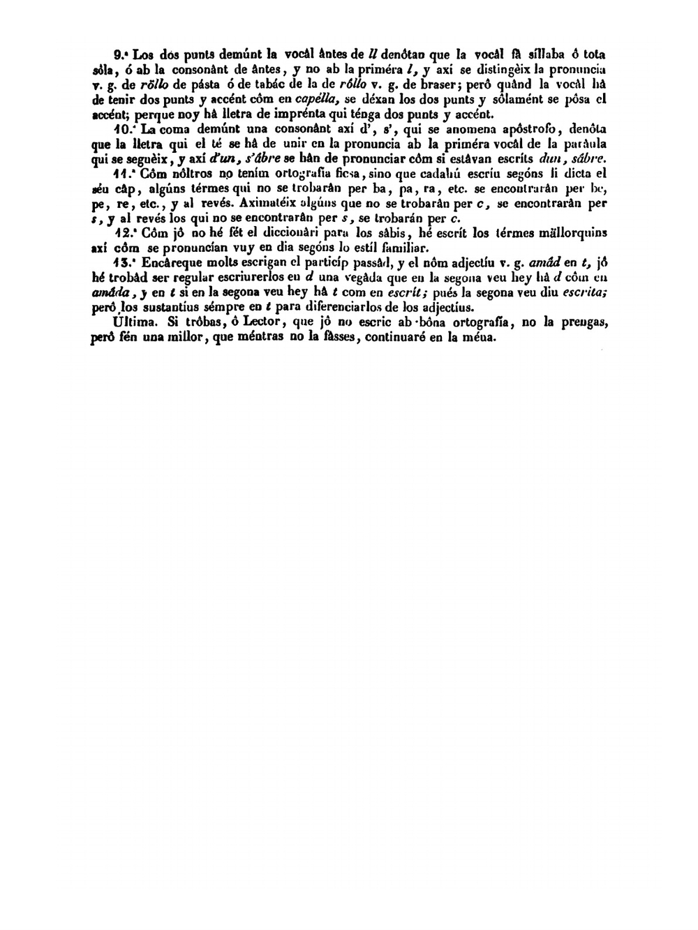 Diccionâri Mällorquí-Castëllâ, Y El Primer Que Se Hâ Donâd a Llum | F.P. Antoni