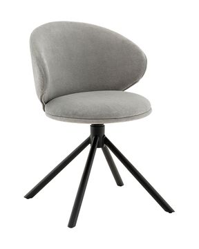 Стул Труфальд велюр светло-серый