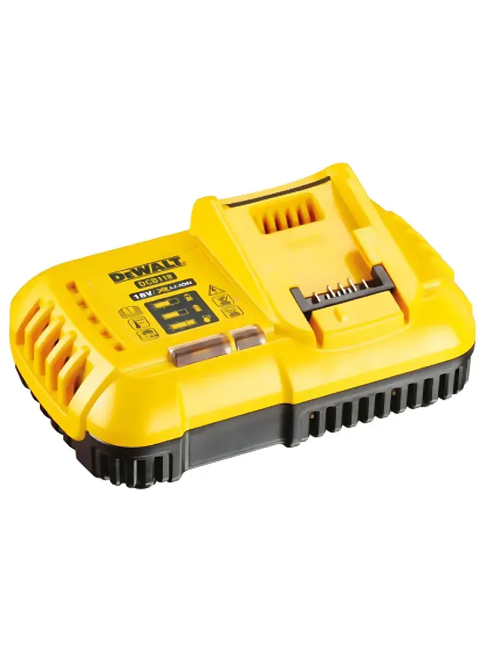 DeWalt DCB118 Быстрое зарядное устройство FLEXVOLT 18V 20V 60V MAX, с внутренним вентилятором и литиевой батареейнабор электроинструмента