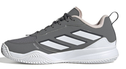 Женские теннисные кроссовки Adidas Avaflash Clay - Gray