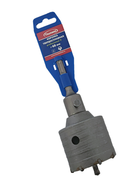 Коронка твердосплавная 68 мм в сборе SDS-plus PROFESSIONAL+