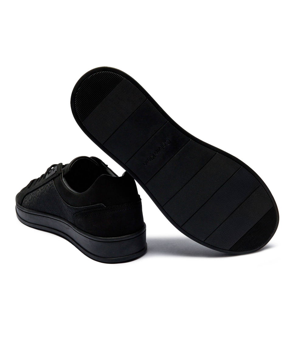 Кожаные кроссовки Calvin Klein - черный(HM0HM01768)