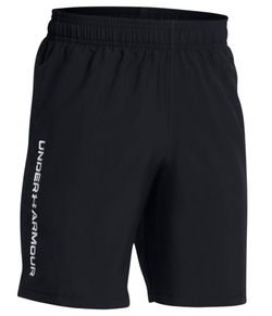 Детские теннисные шорты Under Armour Boys Tech Woven Wordmark - black/white