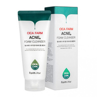 Очищающая пенка с центеллой азиатской для проблемной кожи FarmStay Cica Farm Acne Foam Cleanser 180мл