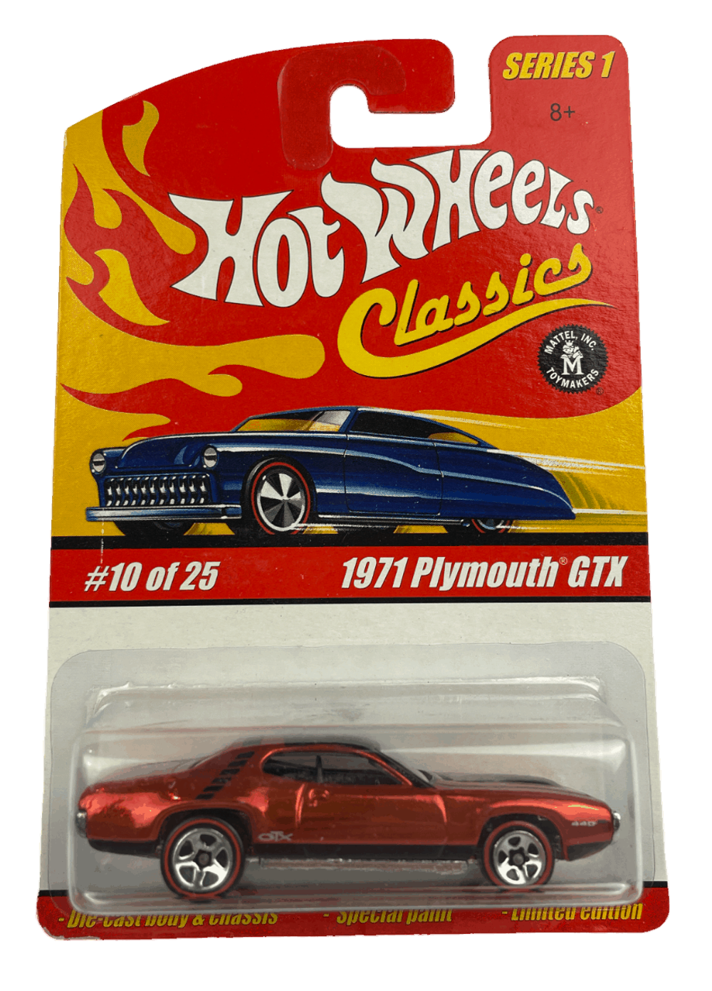 Hot Wheels Classics Series 1: 1971 Plymouth GTX (Red) (#10 of 25) (2005)