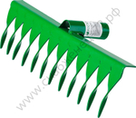 РОСТОК 312 x 72 мм, 12 витых зубцов, рабочая поверхность из стали, покрытие краска, без черенка, грабли (39600-12)
