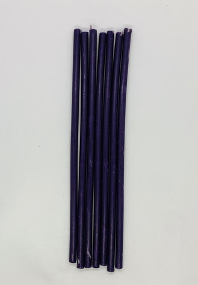 Свеча восковая «Фиолетовая» 20см