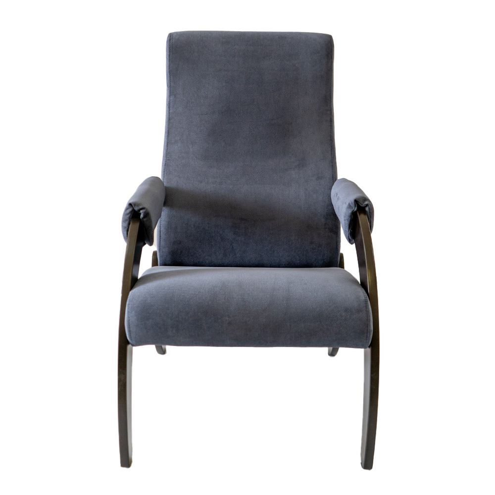 Кресло  Марта №61М арт.GS-61М-6 (каркас венге, ткань VERONA Denim Blue - синий) 1уп