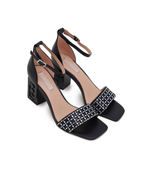 Кожаные босоножки на каблуке violet Liu Jo - черный(SA4127 PX460)