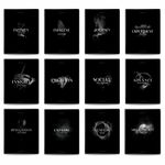 Тетради предметные, КОМПЛЕКТ 12 ПРЕДМЕТОВ, 48 л., матовая ламинация, BRAUBERG "SHADOWS", 405176