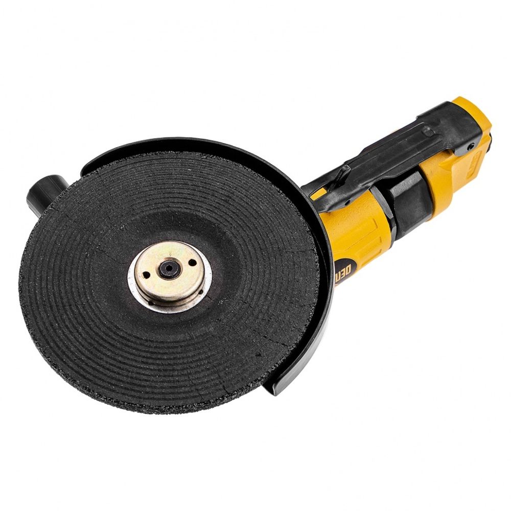 Пневматическая углошлифовальная машина AG125, 11000 об/мин, 125 мм, 186 л/мин, Denzel 57477---