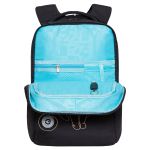 Рюкзак Grizzly, 26*39*17см, 2 отделения, 1 карман, анатомическая спинка, черный