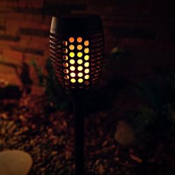 USL-S-182-PM720 TORCH Садовый светильник на солнечной батарее Факел. Свечение эффект пламени. 1xАА Ni-Mh аккумулятор в-к. IP44. TM Uniel.